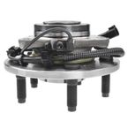 2 Pcs Front Wheel Bearing & Hub Assembly with ABS Sensor for Dodge Ram 1500 Pickup