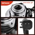 2 Pcs Front Wheel Bearing & Hub Assembly with ABS for 2008-2011 Chrysler Town & Country