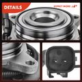 2 Pcs Front Wheel Bearing & Hub Assembly with ABS Sensor for 2013 Ford Expedition