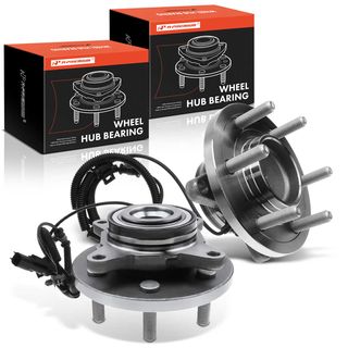 2 Pcs Front Wheel Hub Bearing with ABS Sensor for Ford Expedition Lincoln Navigator