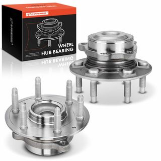 2 Pcs Front Wheel Bearing Hub Assembly for Chevrolet Silverado 1500 GMC Sierra RWD