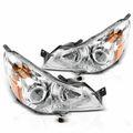 Front Halogen Headlights Assembly H7 9005 without Bulb for 2010-2014 Subaru Outback