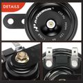 2 Pcs 12V 110dB 76.5MM Universal Disc Horn for Motorcycle UTV ATV Boat Auto Bike