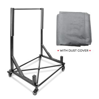 Black Hard Top Storage Cart with Dust Cover for Chevrolet Corvette Mercedes-Benz