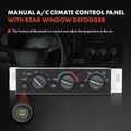 AC Heater Climate Control Module with Rear Window Defogger for 1998 GMC K1500