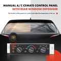 AC Heater Climate Control Module with Rear Window Defogger for 1998 GMC K1500