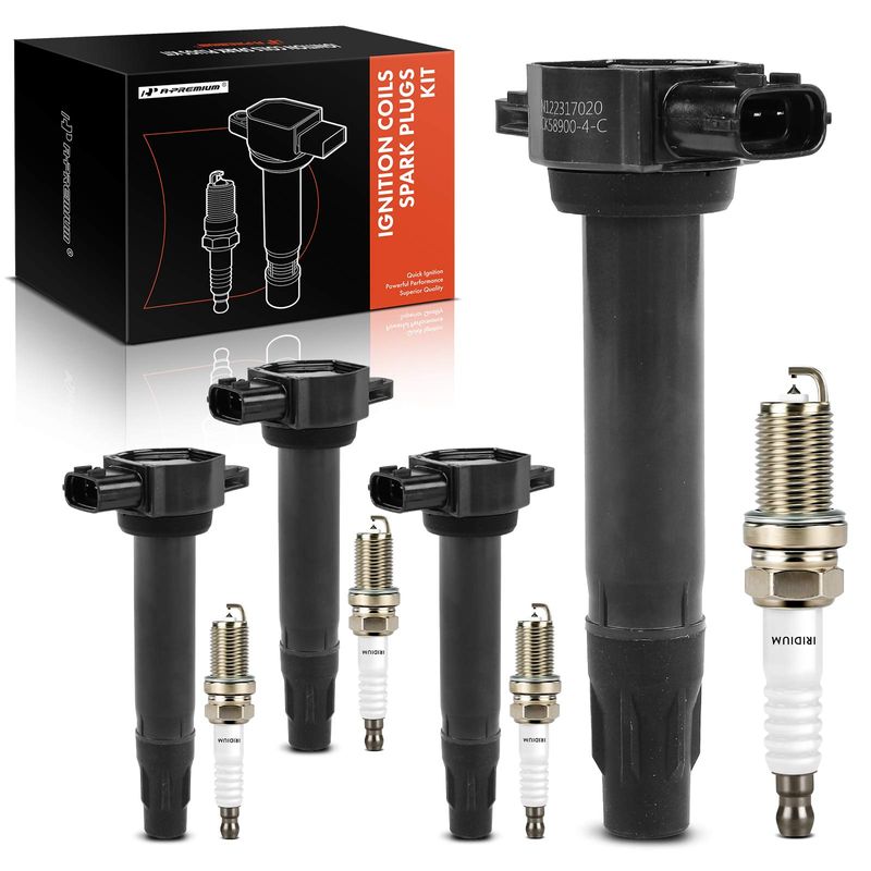 A-Premium  ignition coil &  spark plug kit for 2015 Mitsubishi RVR 2.0L l4