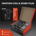 Contents of A-Premium 2011 Jaguar XKR  ignition coil &  spark plug kit