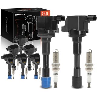 8 Pcs Ignition Coil & IRIDIUM Spark Plug Kits for Honda Civic Insight Acura ILX