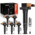 A-Premium  ignition coil &  spark plug kit for 2019 Ford Transit-250 3.5L V6