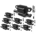 8 Pcs Ignition Coil & 8 Pcs IRIDIUM Spark Plug Kit for Chevy Silverado 1500 07-13 GMC