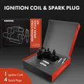 Contents of A-Premium 2003 Hyundai Accent  ignition coil &  spark plug kit