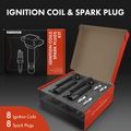 Contents of A-Premium 2003 Lincoln LS  ignition coil &  spark plug kit