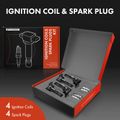 Contents of A-Premium 2008 Pontiac G5  ignition coil &  spark plug kit