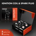 8 Pcs Ignition Coil & 8 Pcs PLATINUM Spark Plug Kit for Ford F-150 Expedition 5.4L