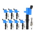 8 Pcs Ignition Coils & 8 Pcs Platinum Spark Plug Kits for Ford F-150