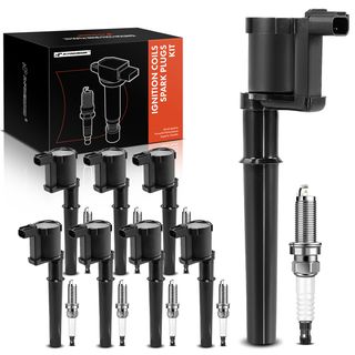 8 Pcs Ignition Coil & IRIDIUM Spark Plug Kits for Ford Mustang 1999-2004 Lincoln