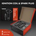 Contents of A-Premium 2000 Lincoln Continental 4.6L V8  ignition coil &  spark plug kit