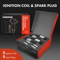 Contents of A-Premium 2005 BMW 545i  ignition coil &  spark plug kit