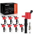 8 Pcs Ignition Coils & 8 Pcs Platinum Spark Plug Kits for Ford F-150 Expedition