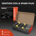 Contents of A-Premium 1997 Lincoln Mark VIII 4.6L V8  ignition coil &  spark plug kit