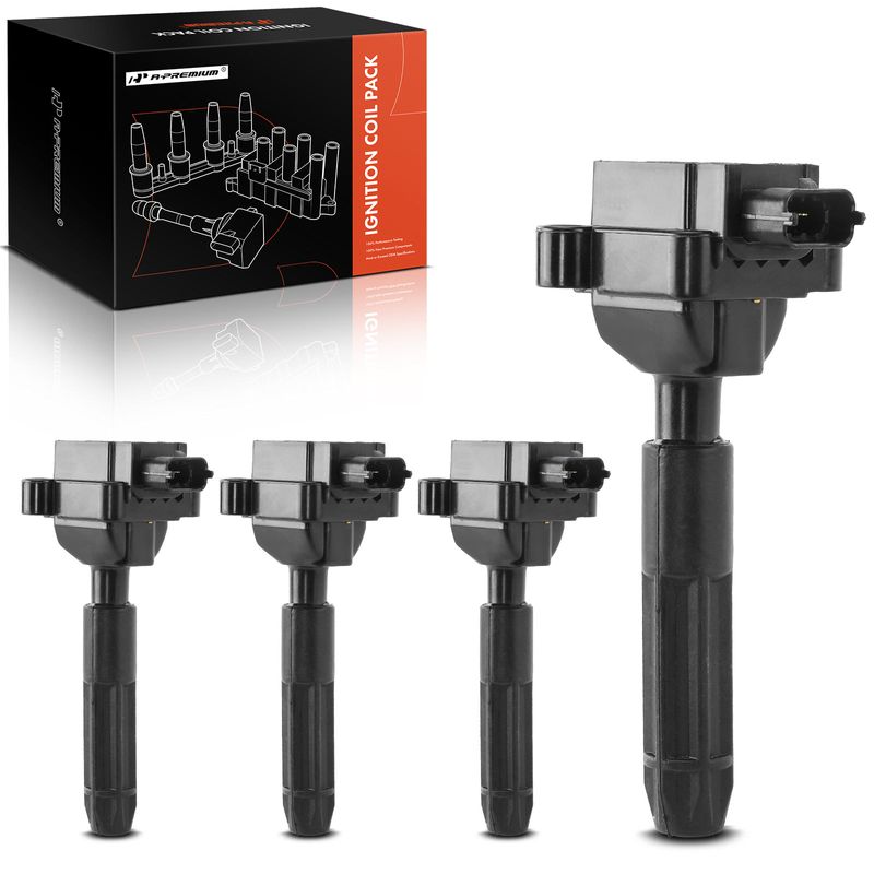 TOM AUTO PARTS Ignition Coil For Mercedes Benz C230 2.3L SLK230 3.2L – UF536, A0001502880