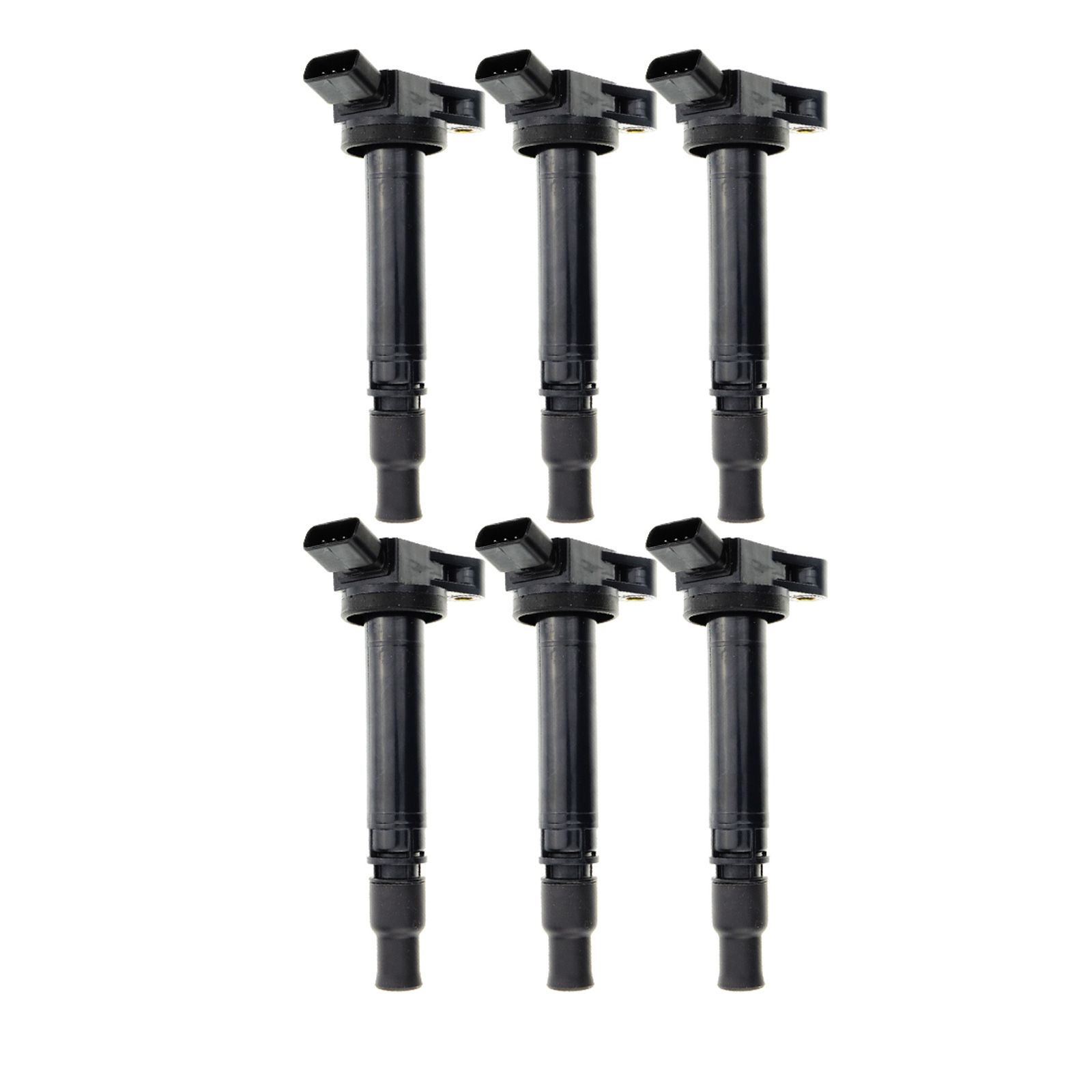 6 Pcs Ignition Coils with 4 Pins for 2007 Lexus IS350