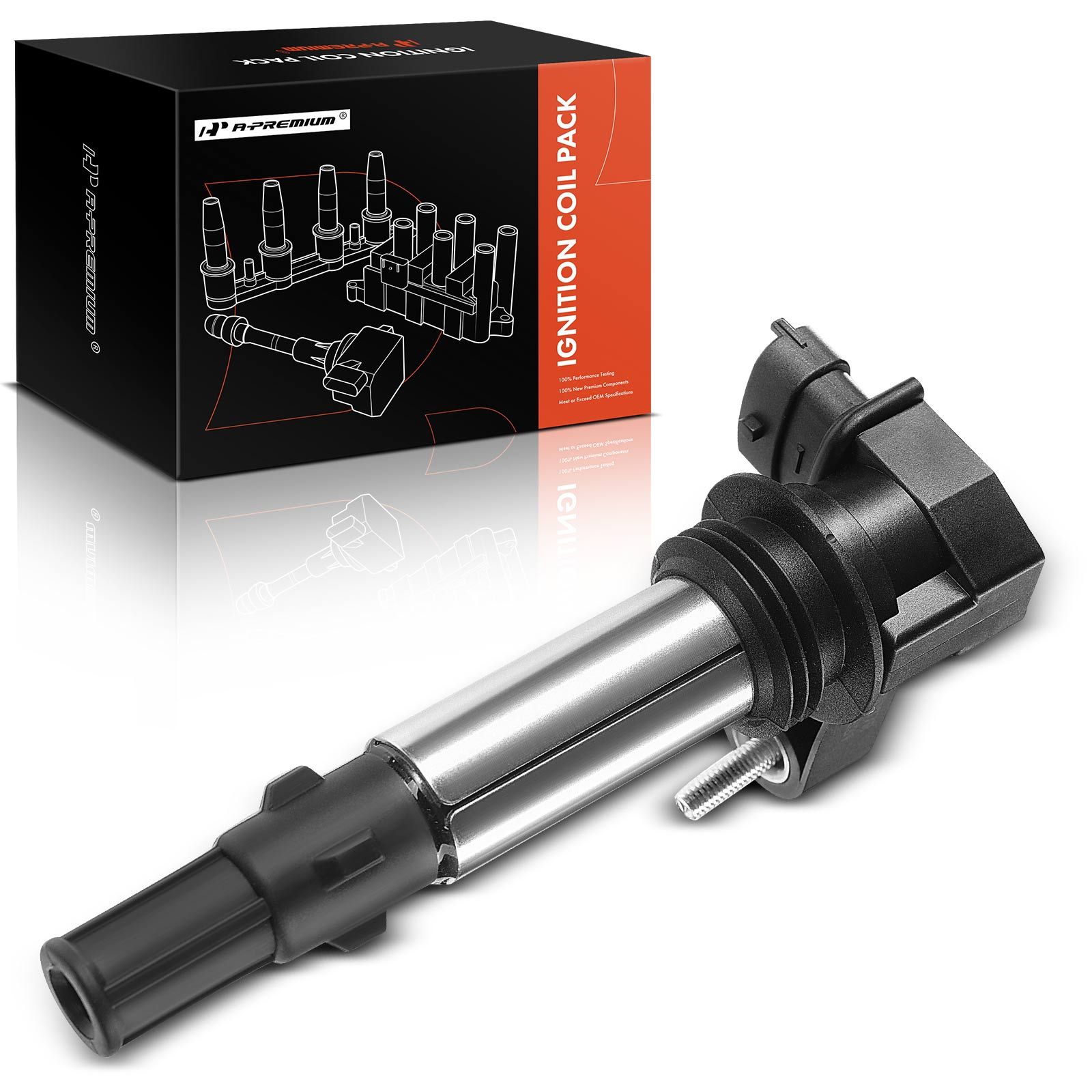 Ignition Coil with 4 Pins for Cadillac CTS SRX STS Buick Allure Enclave