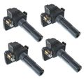 4 Pcs Ignition Coils with 3 Pins for Subaru Impreza 2002 H4 2.0L EJ205 Turbo