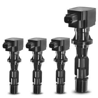4 Pcs Ignition Coils with 2 Pins for Ford Fusion Mercury Milan L4 2.3L 2006-2009