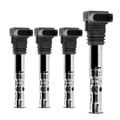 4 Pcs Ignition Coils with 4 Pins for 2005 Audi A4 1.8L l4