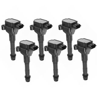 6 Pcs Ignition Coils with 3 Pins for Porsche 911 Boxster Cayman 2006-2008 H6