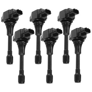 6 Pcs Ignition Coils with 3 Pins for Nissan Maxima Altima Pathfinder Infiniti