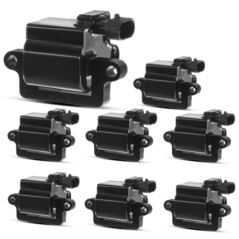 8 Pcs Ignition Coils with 4 Pins for Chevy Silverado 1500 GMC Sierra