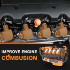 6Pcs Ignition Coils for Acura MDX RDX ZDX Honda Pilot Ridgeline V6 3.5L V6 3.7L