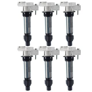 6 Pcs Ignition Coils with 4 Pins for Cadillac ATS Chevy Equinox Impala GMC