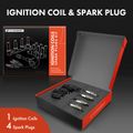 Contents of A-Premium 1997 Hyundai Accent  ignition coil &  spark plug kit