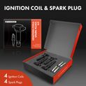 4 Pcs Ignition Coil & IRIDIUM Spark Plug Kits for Ford Escape 2020-2021 L4 2.5L