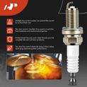 4 Pcs Ignition Coil & 4 Pcs IRIDIUM Spark Plug Kit for Fiat 124 Spider 2017-2020