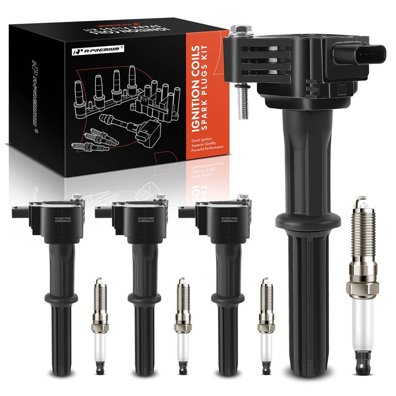 A-Premium  ignition coil &  spark plug kit for 2021 Chevrolet Spark 1.4L l4