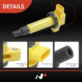 4 Pcs Yellow Ignition Coils for Toyota Prius 01-09 Echo Yaris Scion xA xB L4 1.5L