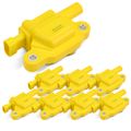 8 Pcs Yellow Ignition Coils for Chevy Silverado 1500 Impala Camaro Tahoe Cadillac