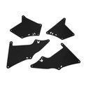4 Pcs Front Splash Guards Mud Flaps Fender Liner Shield for Toyota 4Runner GX460