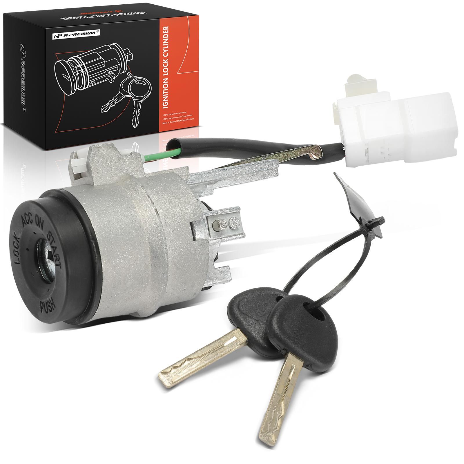 Ignition Lock Cylinder Zamak 5 with 2 Keys for Kia Rio Rio5 2006-2011