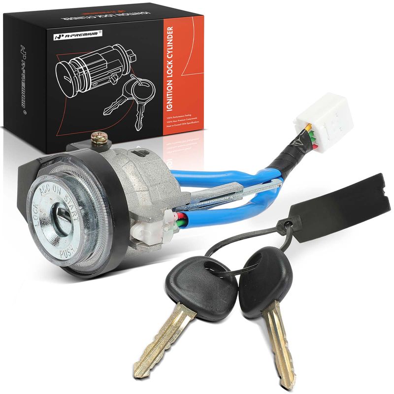 Ignition Lock Cylinder Zamak 5 with 2 Keys for Hyundai Elantra 2007-2010