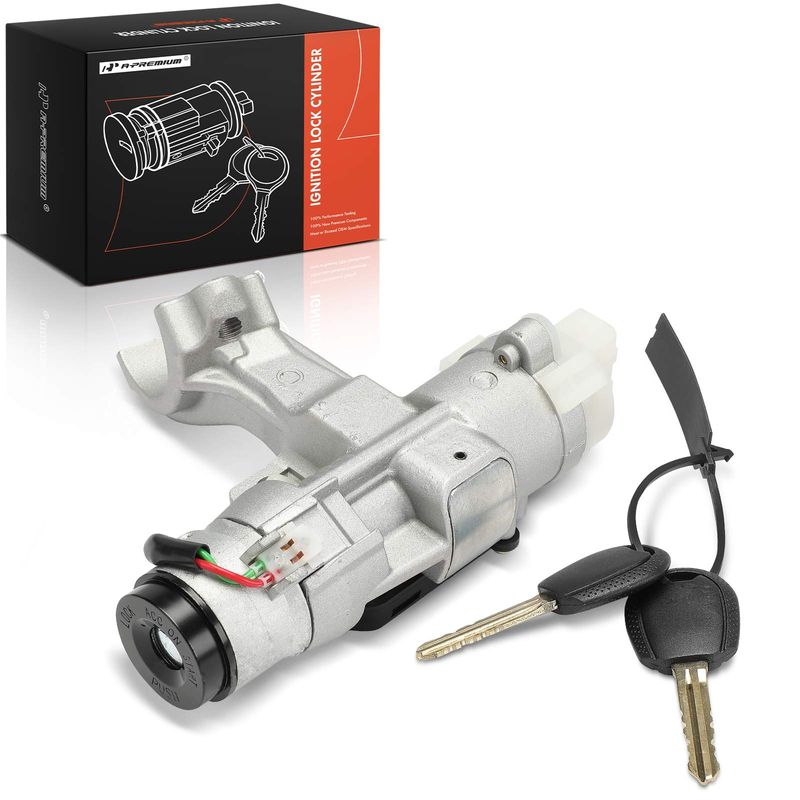 Ignition Lock Cylinder Aluminum & Zamak 5 with Switch & 2 Keys for Kia Rio 09-10