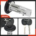 Ignition Lock Cylinder Zamak 5 with 2 Keys for Chevy Silverado 1500 GMC Sierra 1500