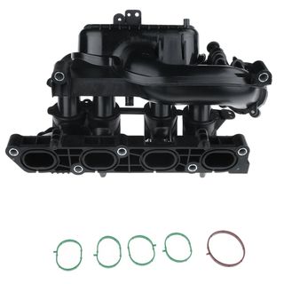 Upper Intake Manifold Assembly with Gasket for Ford Fiesta 2011-2014 L4 1.6L