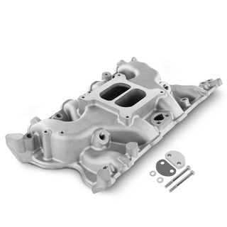 Aluminum Dual Plane Intake Manifold for Chevy 351C 351-2V Small Block Cleveland