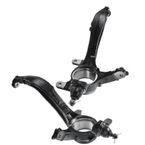 2 Pcs Front Steering Knuckle for Acura TSX 04-08 Honda Accord 03-07